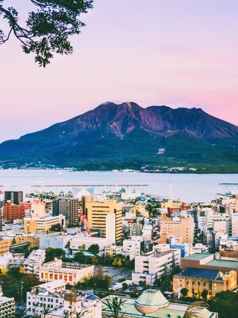 鹿児島行きのフライト