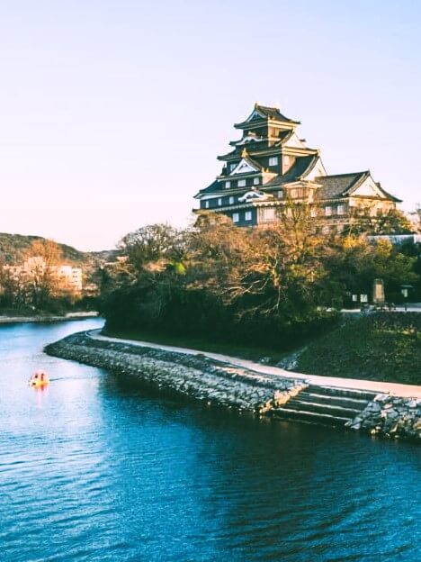 岡山行きのフライト