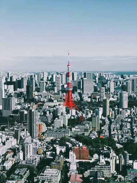 東京行きのフライト